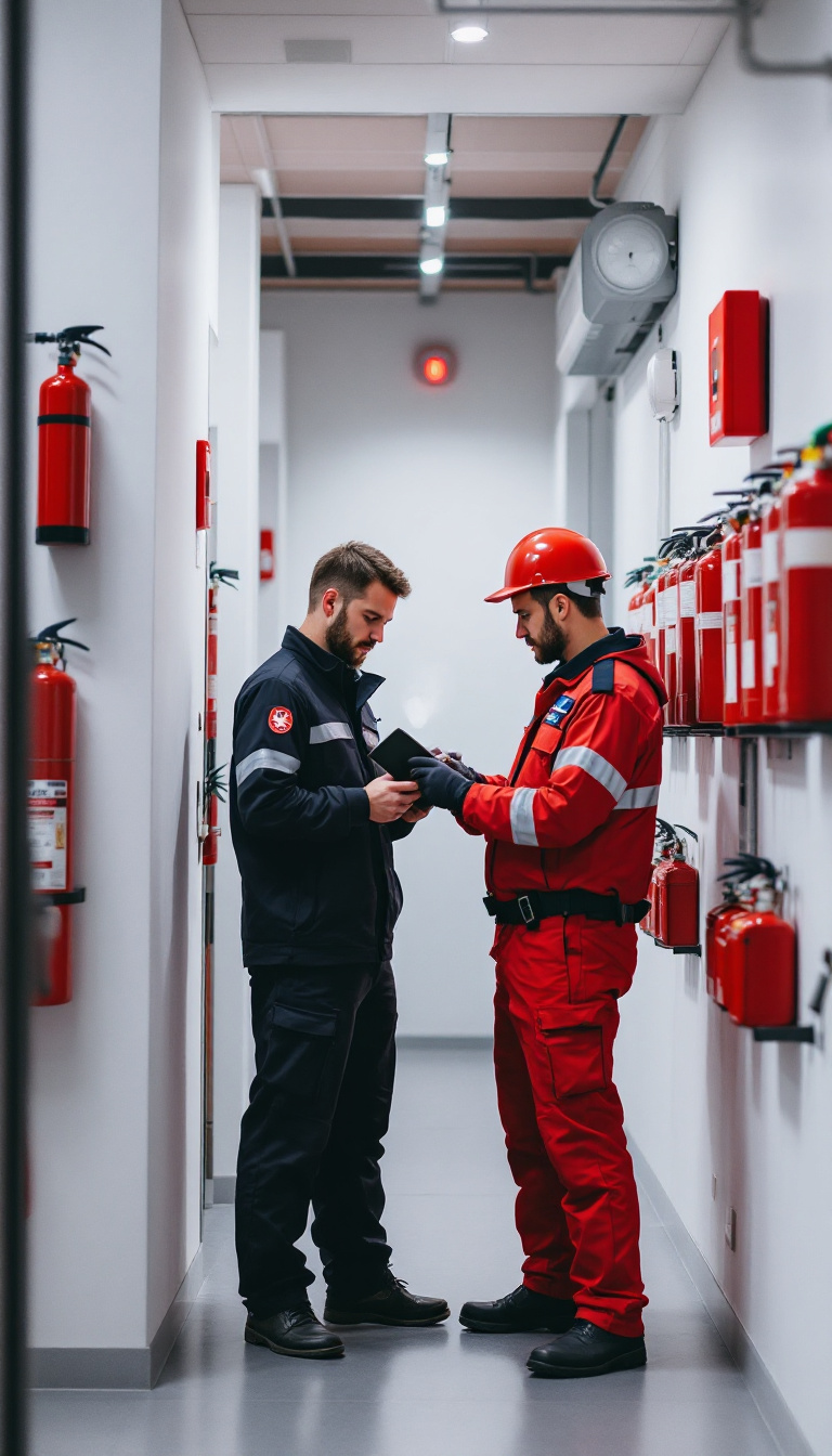 fire safety team in business buildings