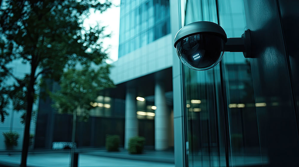 securing professional premises with cameras